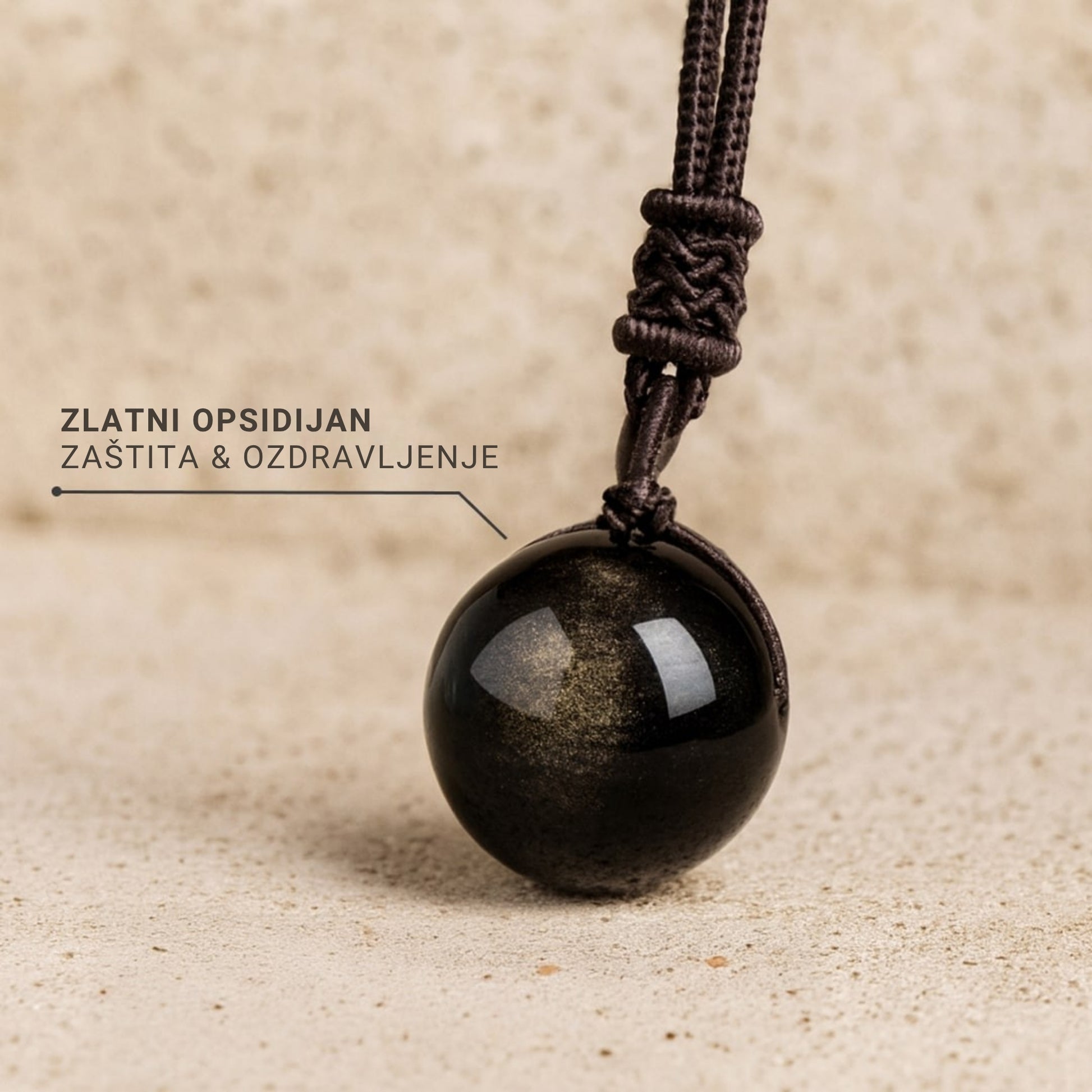 Zlatni opsidijan — zaštita i ozdravljenje